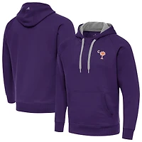 Men's Antigua Clemson Tigers Palmetto Series Victory Pullover Hoodie