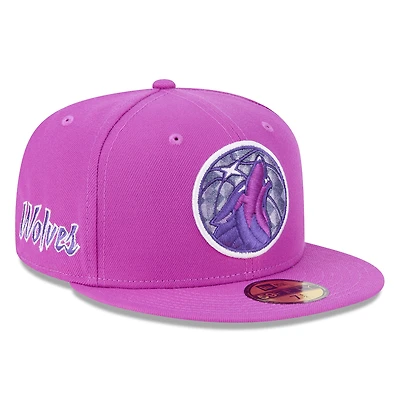 Men's New Era Purple Minnesota Timberwolves 2025/26 City Edition Alternate 59FIFTY Fitted Hat