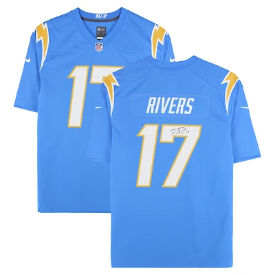 Philip Rivers Los Angeles Chargers Autographed Powder Blue Nike Game Jersey