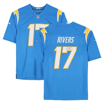 Philip Rivers Los Angeles Chargers Autographed Powder Blue Nike Game Jersey