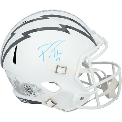 Philip Rivers Los Angeles Chargers Autographed Riddell 2024 Salute To Service Speed Replica Helmet