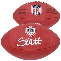 Autentic Event-Used: Cam Skattebo New York Giants Autographed Wilson 2025 NFL Rookie Premiere Football