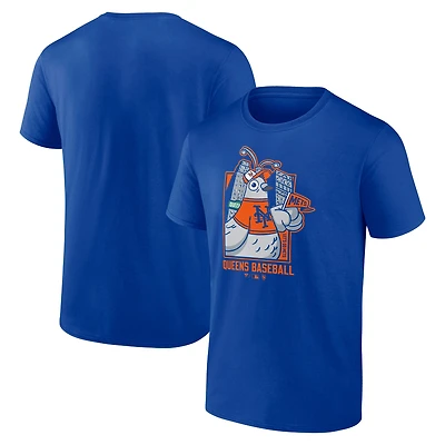 Men's Royal New York Mets Pigeon T-Shirt