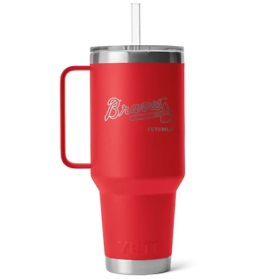 YETI Atlanta Braves 42oz. Rambler Straw Mug