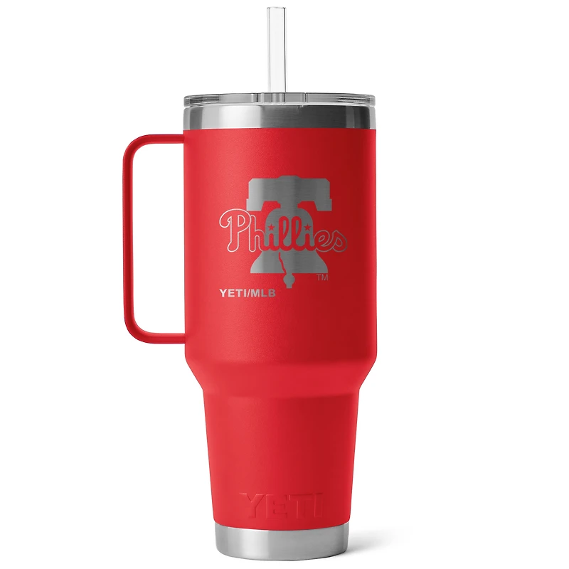 YETI Philadelphia Phillies 42oz. Rambler Straw Mug