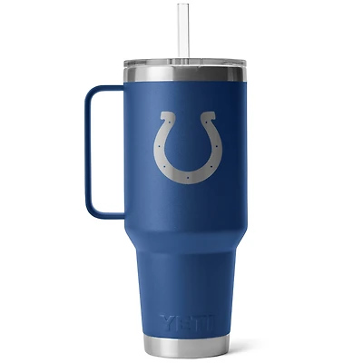 YETI Indianapolis Colts 42oz. Rambler Straw Mug