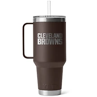 YETI Cleveland Browns 42oz. Rambler Straw Mug