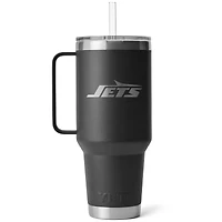 YETI New York Jets 42oz. Rambler Straw Mug
