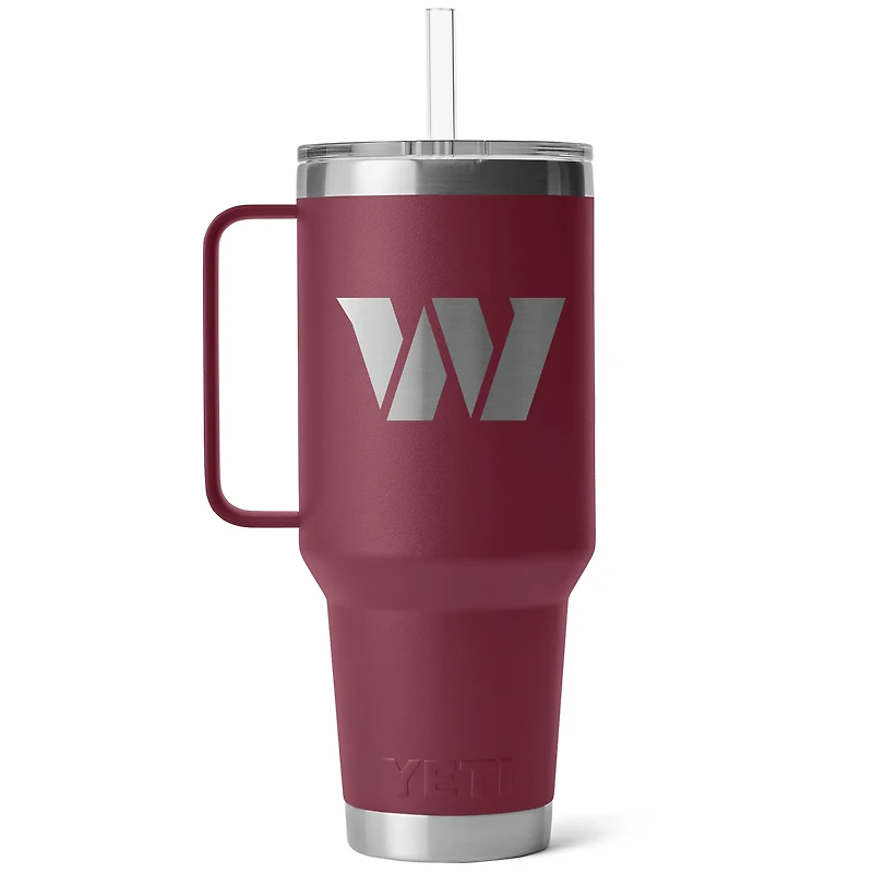 YETI Washington Commanders 42oz. Rambler Straw Mug
