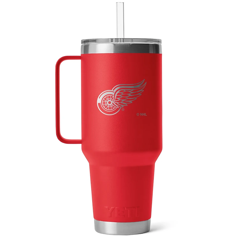 YETI Detroit Red Wings 42oz. Rambler Straw Mug