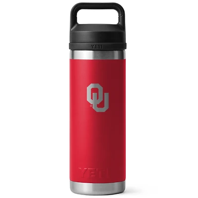 YETI Oklahoma Sooners 18oz. Rambler Chug Water Bottle