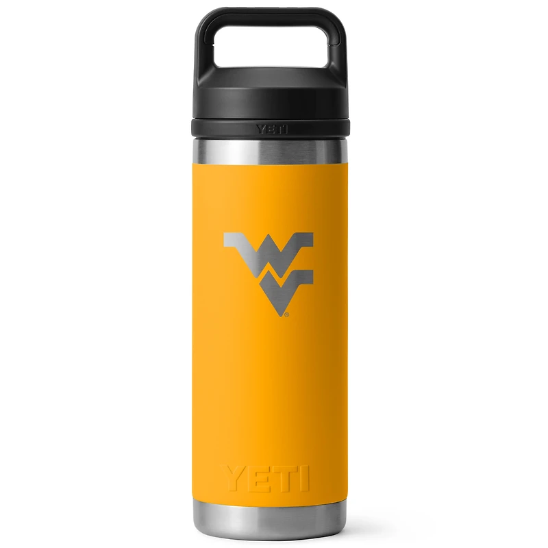 YETI West Virginia Mountaineers 18oz. Rambler Chug Water Bottle