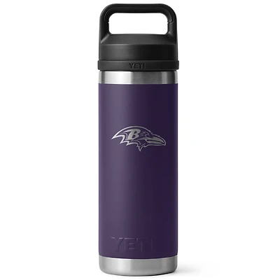 YETI Baltimore Ravens 18oz. Rambler Chug Water Bottle