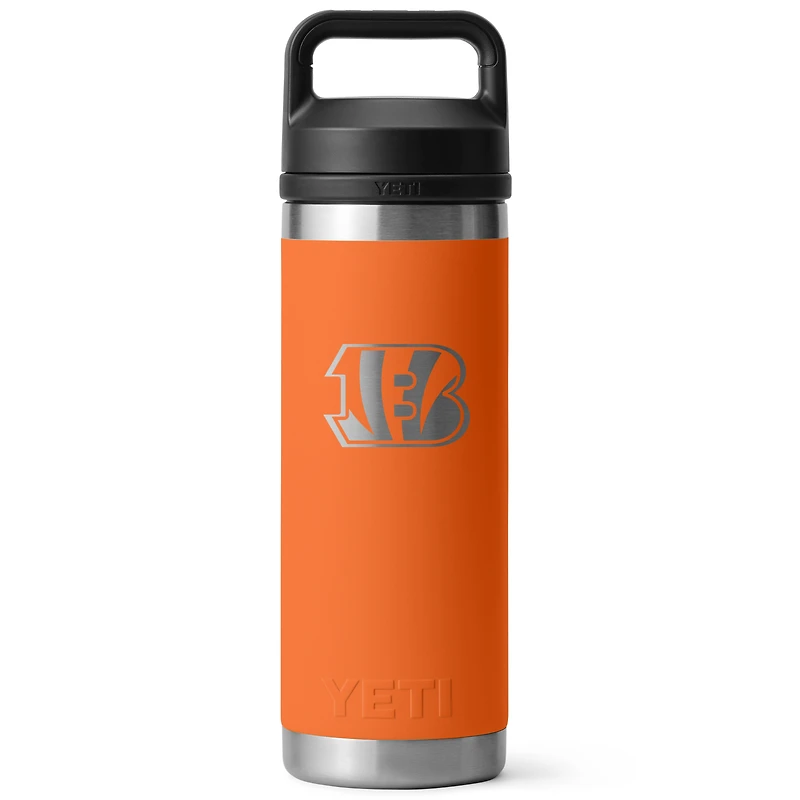 YETI Cincinnati Bengals 18oz. Rambler Chug Water Bottle