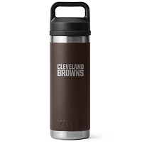 YETI Cleveland Browns 18oz. Rambler Chug Water Bottle