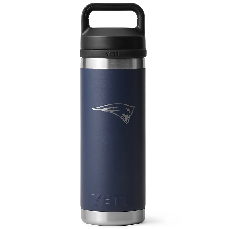 YETI New England Patriots 18oz. Rambler Chug Water Bottle
