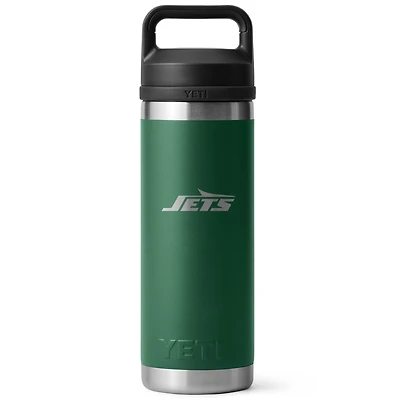 YETI New York Jets 18oz. Rambler Chug Water Bottle