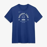 Women's Nike Royal Chicago Cubs Authentic Collection Early Work Tri-Blend Dri-FIT T-Shirt