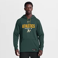 Men's Nike Green Athletics Authentic Collection Therma-FIT Hoodie
