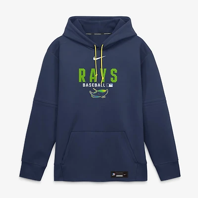 Men's Nike Navy Tampa Bay Rays Authentic Collection Therma-FIT Hoodie