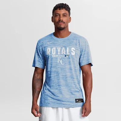 Men's Nike Light Blue Kansas City Royals Authentic Collection Velocity Dri-FIT T-Shirt
