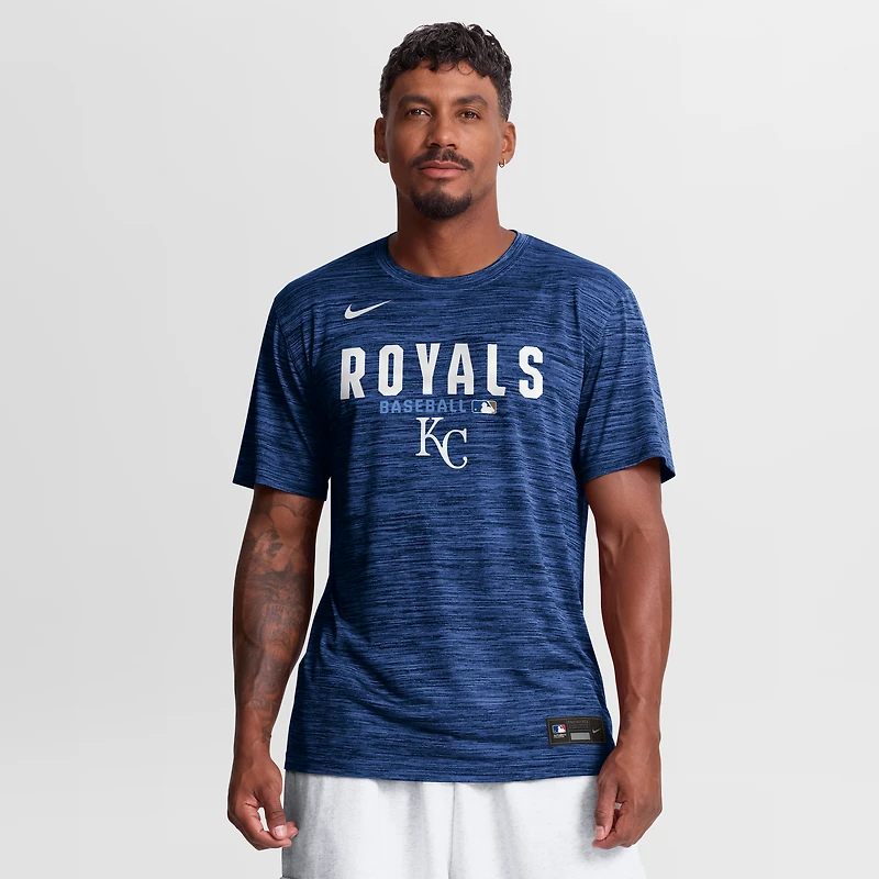 Men's Nike Royal Kansas City Royals Authentic Collection Velocity Dri-FIT T-Shirt