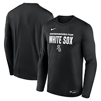 Men's Nike Black Chicago White Sox Authentic Collection Legend Dri-FIT Long Sleeve T-Shirt