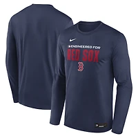Men's Nike Navy Boston Red Sox Authentic Collection Legend Dri-FIT Long Sleeve T-Shirt