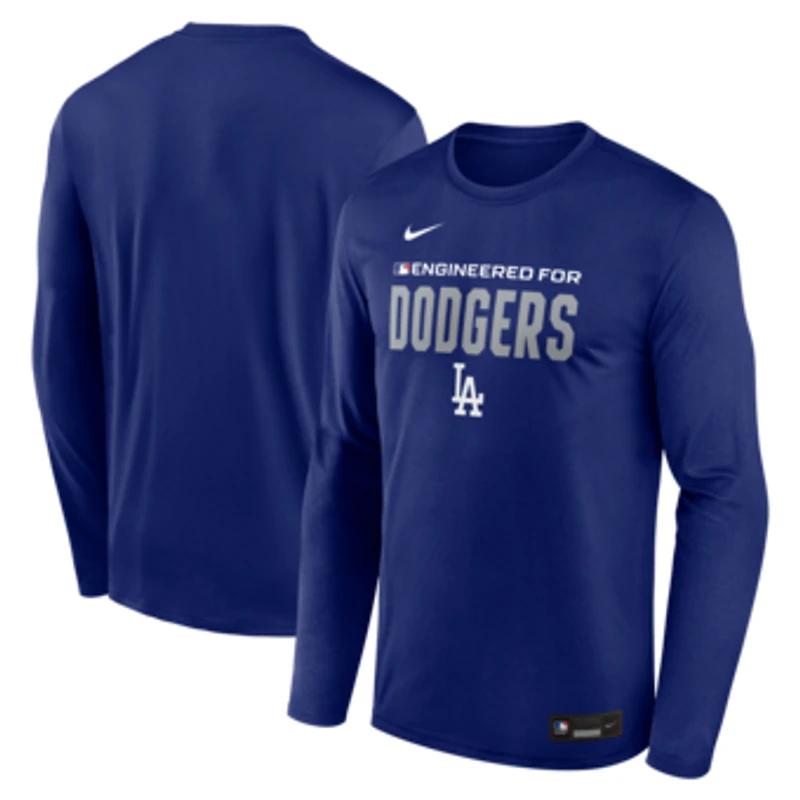 Men's Nike Royal Los Angeles Dodgers Authentic Collection Legend Dri-FIT Long Sleeve T-Shirt
