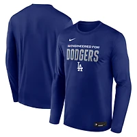 Men's Nike Royal Los Angeles Dodgers Authentic Collection Legend Dri-FIT Long Sleeve T-Shirt