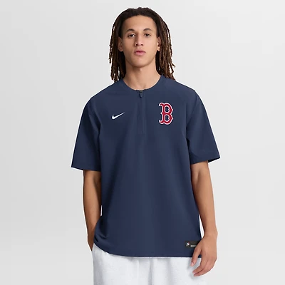 Men's Nike Navy Boston Red Sox Authentic Collection Dri-FIT Quarter-Zip Windshirt