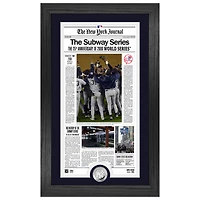 Highland Mint New York Yankees Subway Series 25th Anniversary 12" x 20" Silver Coin Photo Mint