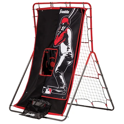 Youth Franklin Sports MLB 2-in-1 Switch Hitter Rebounder & Pitching Target