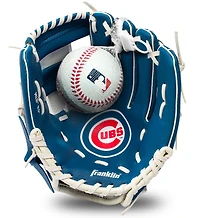 Youth Franklin Sports Chicago Cubs Teeball Glove & Ball Set