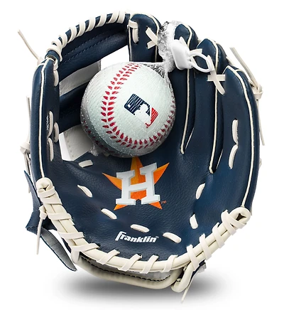 Youth Franklin Sports Houston Astros Teeball Glove & Ball Set