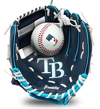 Youth Franklin Sports Tampa Bay Rays Teeball Glove & Ball Set