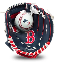 Youth Franklin Sports Boston Red Sox Teeball Glove & Ball Set