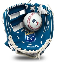 Youth Franklin Sports Kansas City Royals Teeball Glove & Ball Set