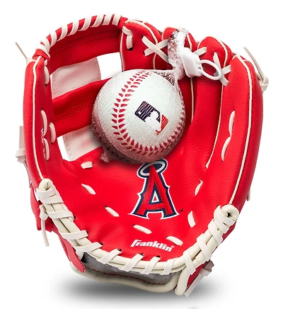 Youth Franklin Sports Los Angeles Angels Teeball Glove & Ball Set