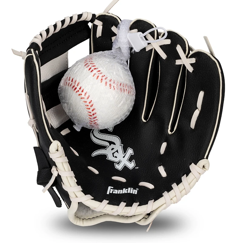 Youth Franklin Sports Chicago White Sox Teeball Glove & Ball Set