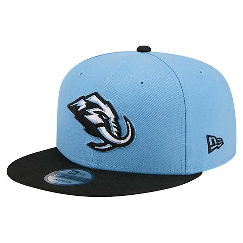 Men's New Era  Light Blue Utah Mammoth Two-Tone 9FIFTY Snapback Hat