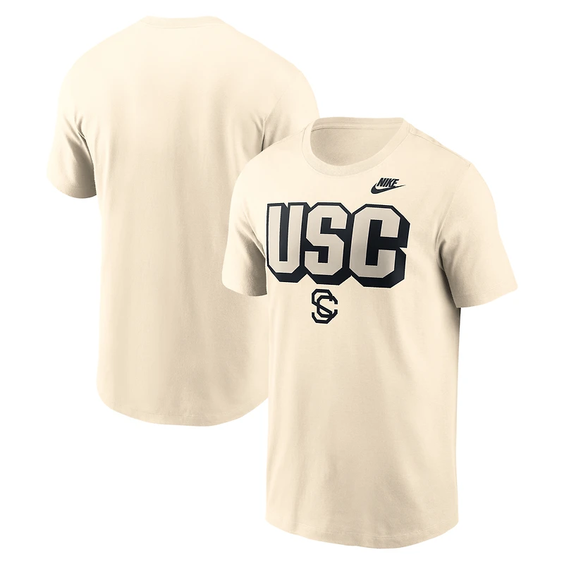 Men's Nike Natural USC Trojans Bold Fashion T-Shirt
