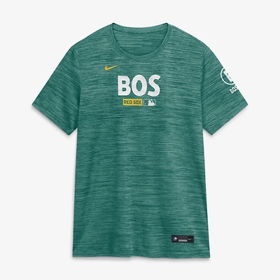 Women's Nike Green Boston Red Sox Authentic Collection City Connect Velocity Dri-FIT T-Shirt