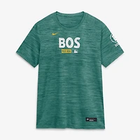 Women's Nike Green Boston Red Sox Authentic Collection City Connect Velocity Dri-FIT T-Shirt