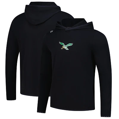 Men's Greyson Clothiers Black Philadelphia Eagles Colorado Long Sleeve Hoodie T-Shirt