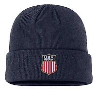 Men's Nike Navy US Hockey Terra Cuffed Knit Hat