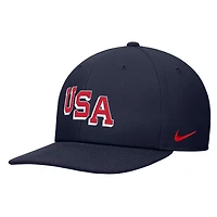 Men's Nike Navy US Hockey Pro Dri-FIT Snapback Hat