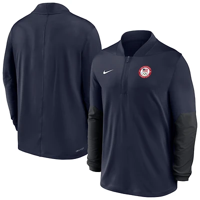 Men's Nike Navy Team USA Dri-FIT Half-Zip Pullover