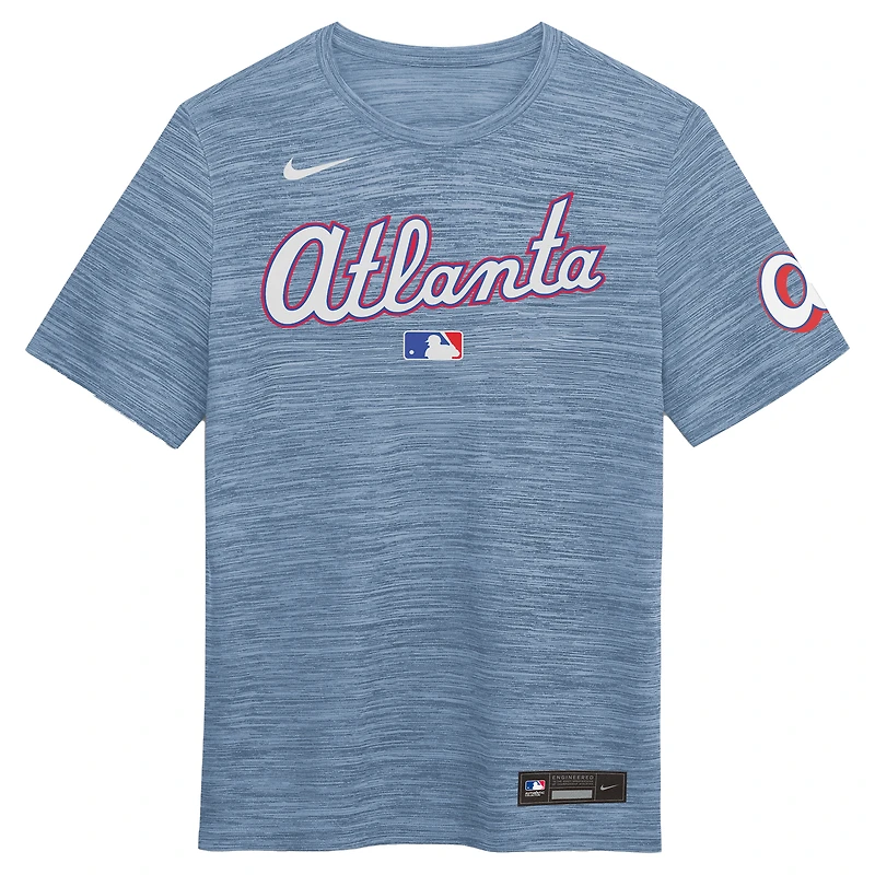 Men's Nike Powder Blue Atlanta Braves 2026 City Connect Authentic Collection Velocity Dri-FIT T-Shirt
