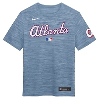 Men's Nike Powder Blue Atlanta Braves 2026 City Connect Authentic Collection Velocity Dri-FIT T-Shirt